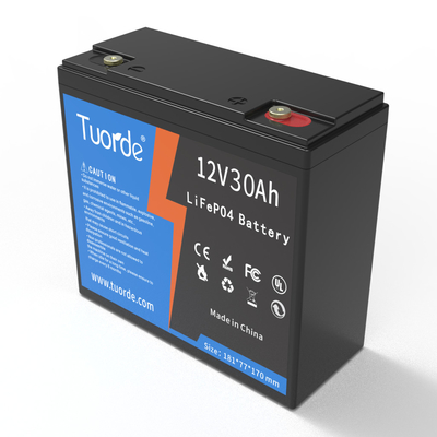 Diepcyclusloodzuur vervangende batterij Lifepo4 12V 30Ah AGV energieopslag