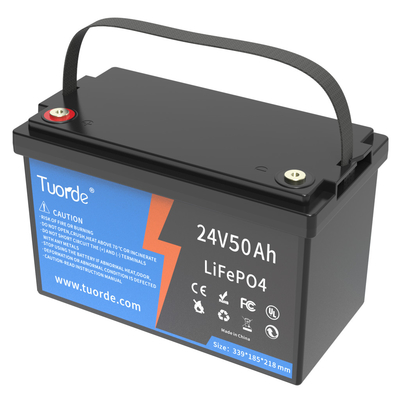 Stofbestendige lithium batterij, 24V 50Ah batterij voor diepgang.