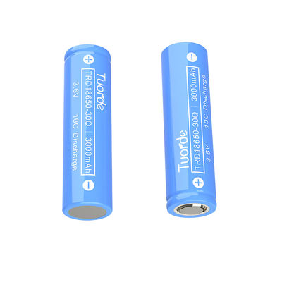 Li-ion High Discharge Lithium Battery 18650 3000mah Cylinder Oplaadbare batterij 10C Ontlading