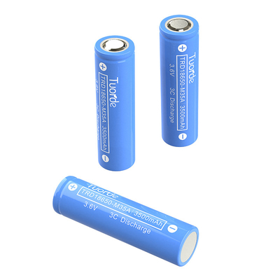 Lichte lage temperatuur lithiumbatterij, 3500mAh 18650 lithium-ion batterijcellen