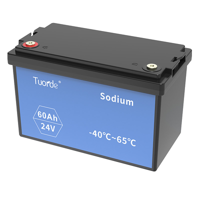 24V 60Ah natrium-ion UPS-batterij -40-65C Werktemperatuur IP67 Beschermingsniveau