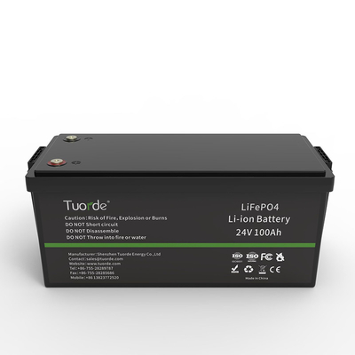 24V 25,6V 100Ah Oplaadbare Lithium-batterij met diepe cyclus