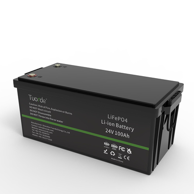 24V 25,6V 100Ah Oplaadbare Lithium-batterij met diepe cyclus