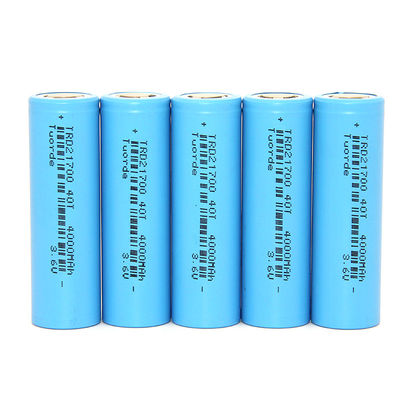 Compact Lithium Ion 21700 Batterij 4000mAh 3.6V 21mm X 70mm Energiezuinig 50A ontlading