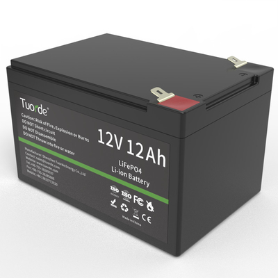 12V 12Ah lithium-ion deep-cycle-batterij