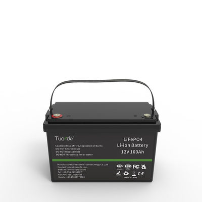 Lithiumfosfaatreinigingsapparatuur Batterijen 12,8V 100Ah 1280Wh