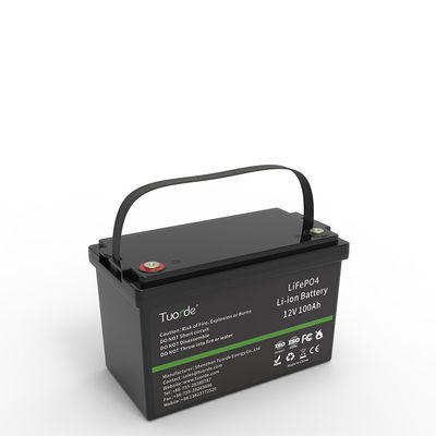 Lithiumfosfaatreinigingsapparatuur Batterijen 12,8V 100Ah 1280Wh