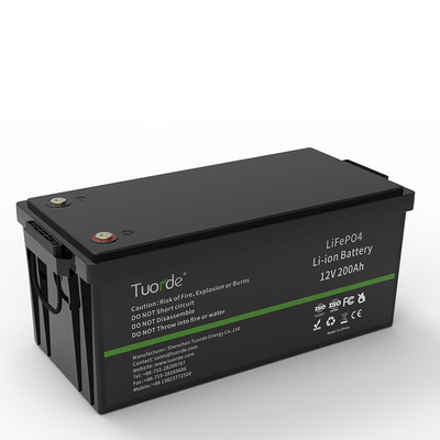 UN38.3 12200 Reinigingsapparatuur Batterijen 12V 200Ah Lithium Lifepo4