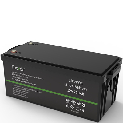 UN38.3 12200 Reinigingsapparatuur Batterijen 12V 200Ah Lithium Lifepo4