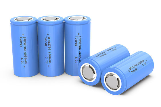 32700 Lithium-ion batterijcel 3.2V 6000mAh 3C ontlading LiFePO4