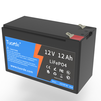 12V 12Ah lithium-ion deep-cycle-batterij