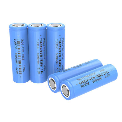 Elektrische gereedschappen Lithium-ion batterijcel UN38.3 21700 5000mAh Hoge capaciteit 7C ontlading