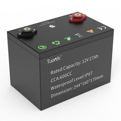 LTO lage temperatuur 12V 27AH auto starter batterij met 20000 cycli