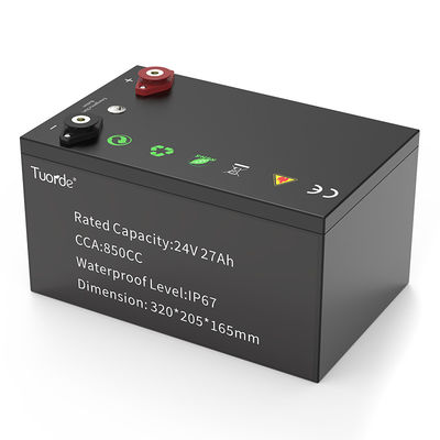 LTO lage temperatuur 24V 27AH Truck Starter Battery voor lichte vrachtwagens en bussen